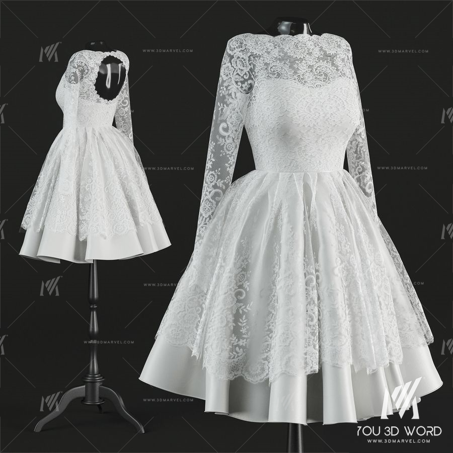 Short Wedding Dress